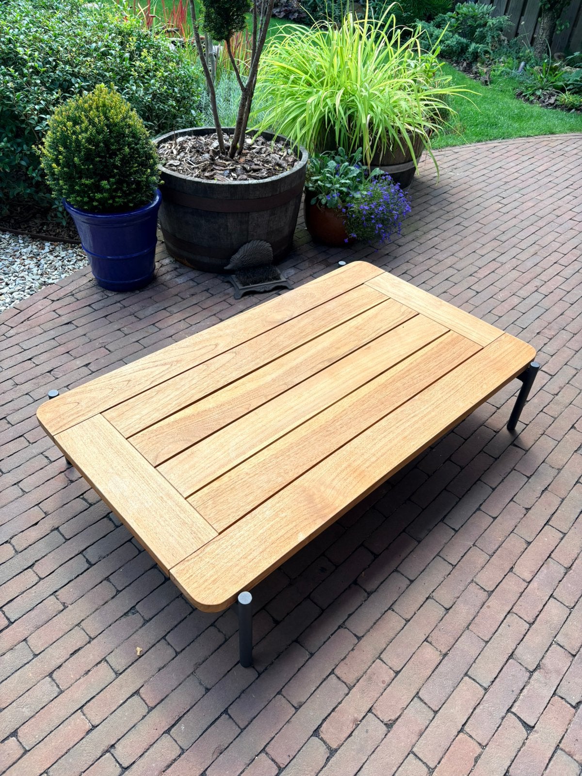 4SeasonsOutdoor Lounge tafel Teak, Ophalen, Zo goed als nieuw, Rechthoekig, Teakhout