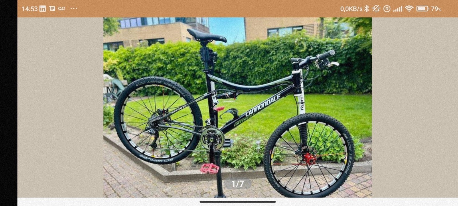 Cannondale Scalpel Team edition Medium, Fully, Ophalen, Gebruikt, Overige merken