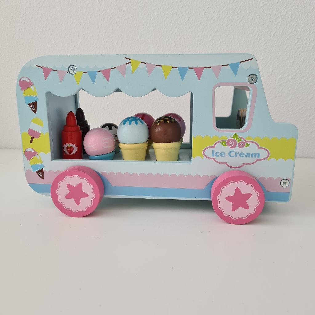 Houten IJscowagen, Ophalen of Verzenden, Zo goed als nieuw, Overige typen