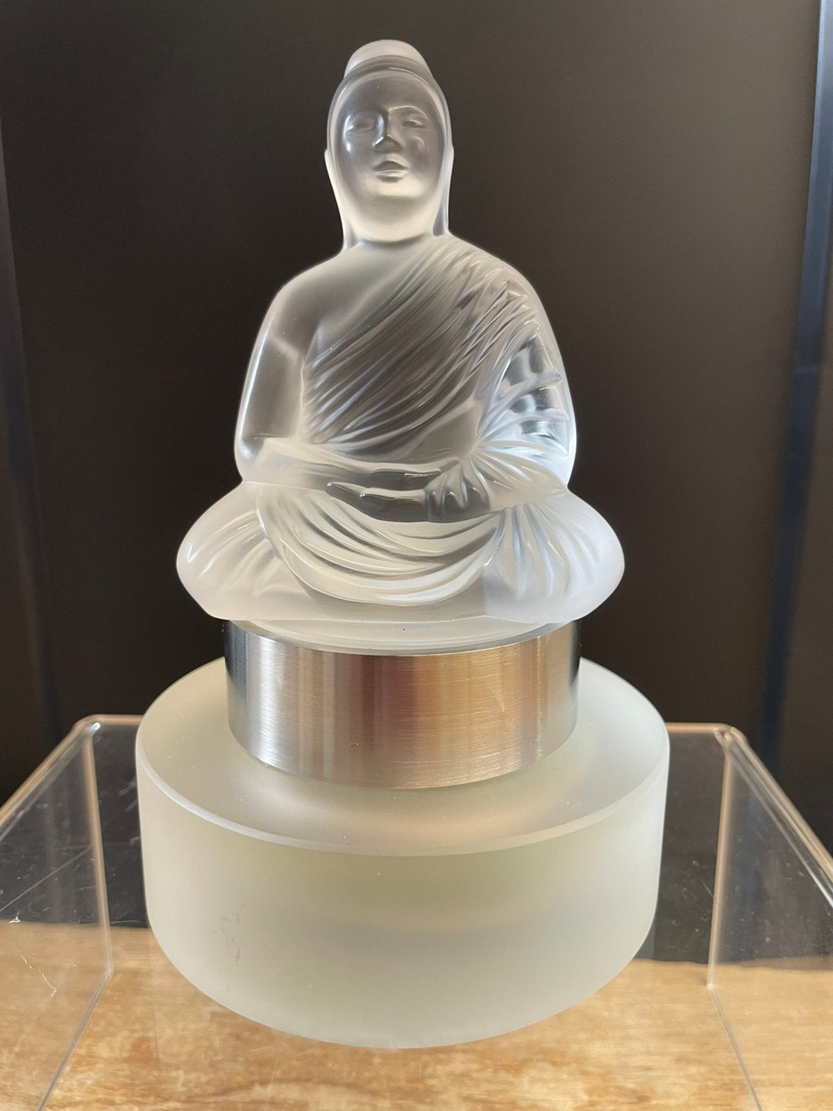 Lalique Limited edition Bouddha factice 2008 (kleurwater), Verzenden, Zo goed als nieuw, Miniatuur