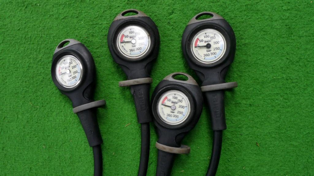 Manometer voor duikset - 360 Bar!, Watersport en Boten, Ophalen of Verzenden, Gebruikt, Overige typen