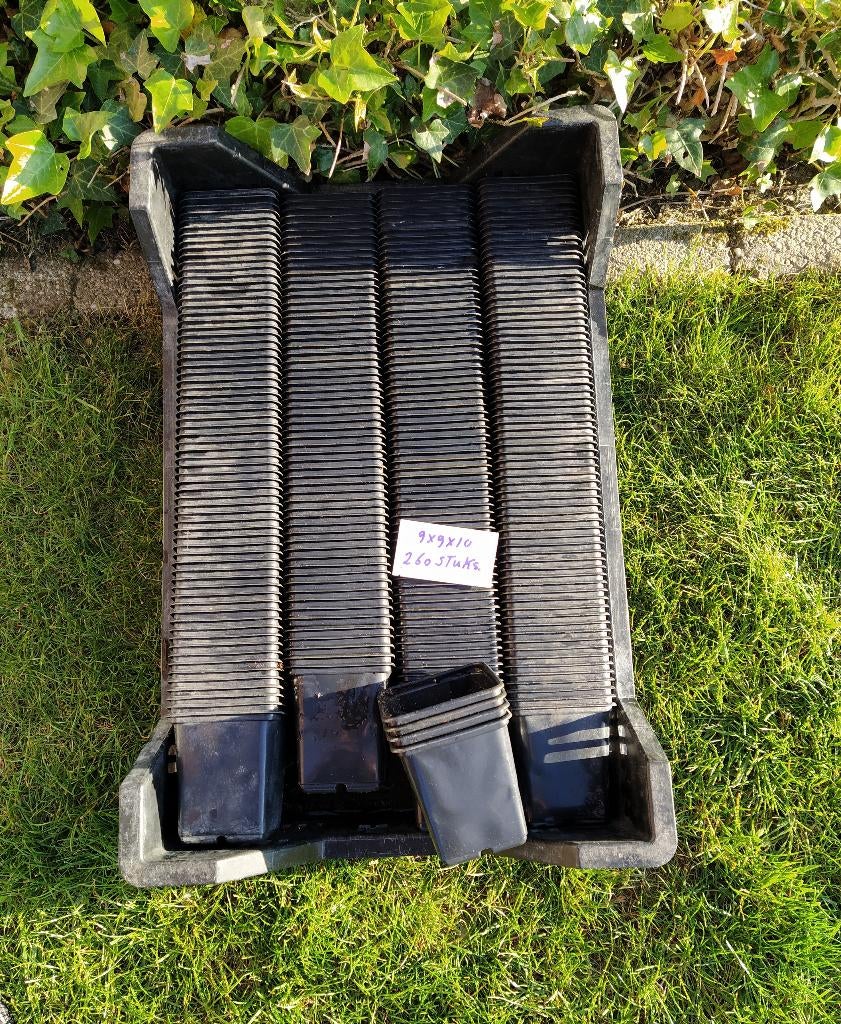 Kweekpotjes  plantenpotjes, Tuin en Terras, Vierkant, Ophalen of Verzenden, Zo goed als nieuw, Tuin