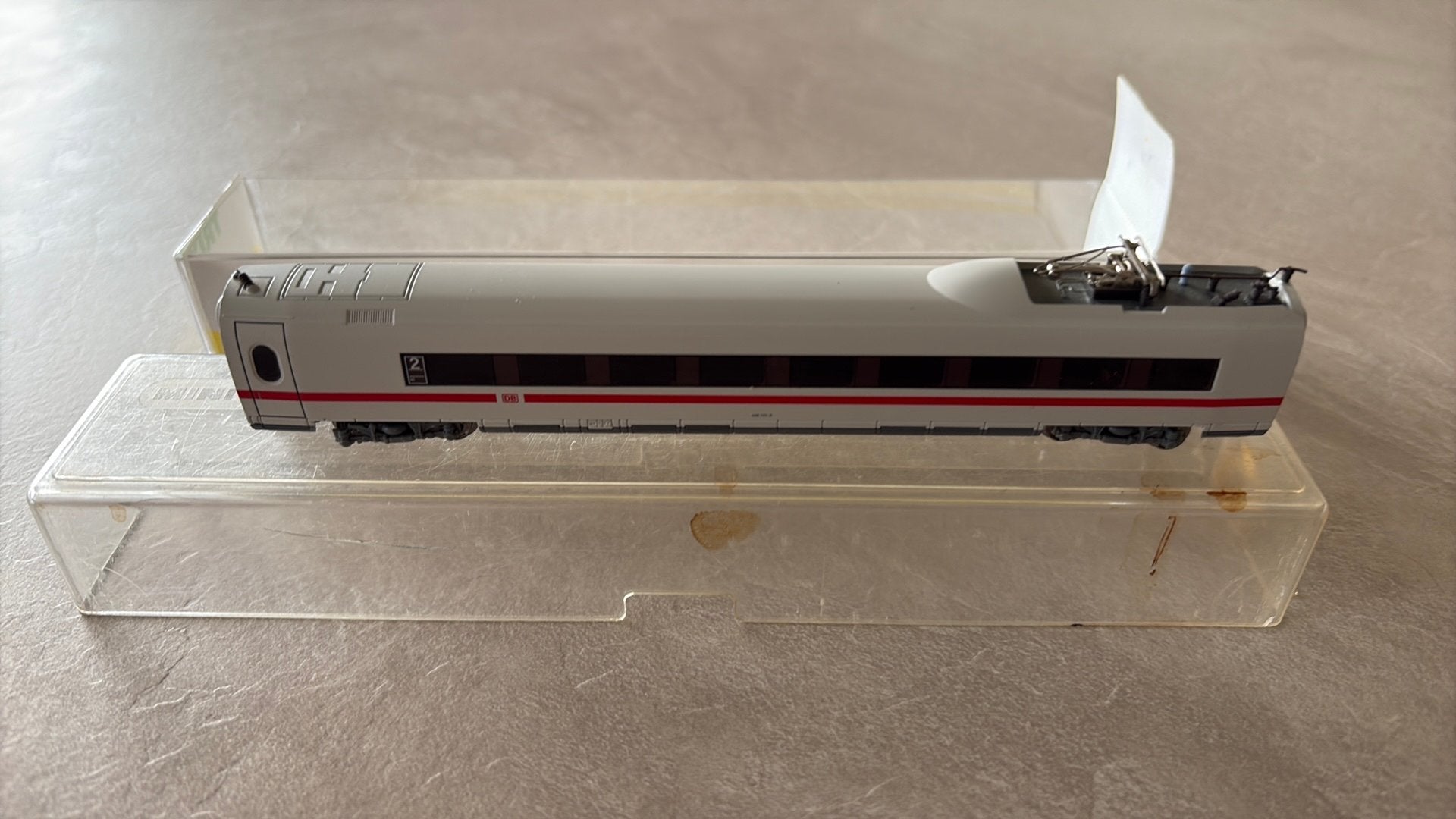 N spoor Minitrix ICE 3M BR 406 met pantograaf, Gelijkstroom, Trix, Wagon, Ophalen of Verzenden