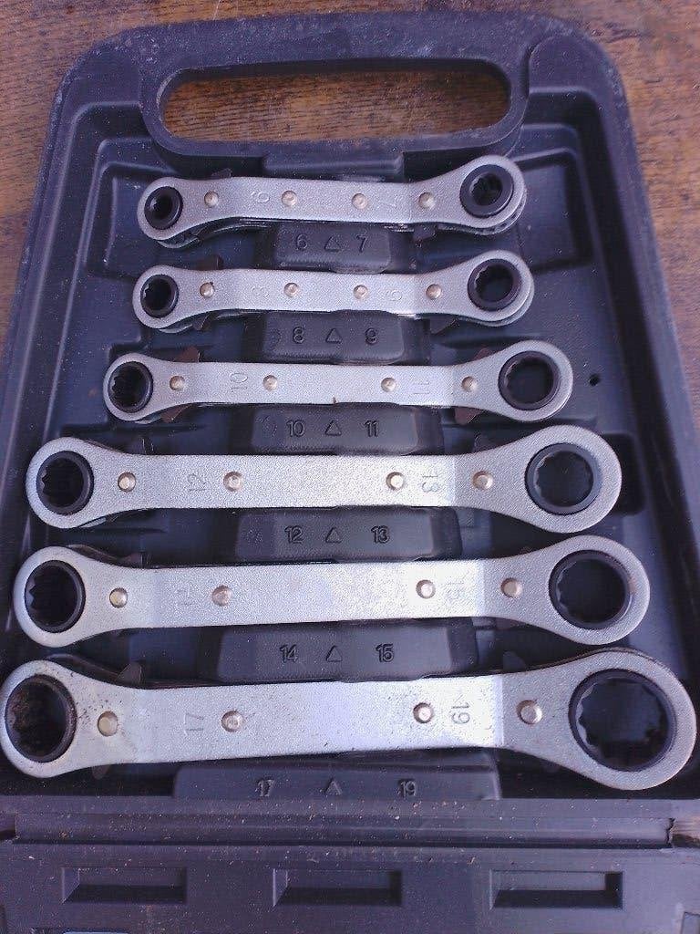 Powerfix ringratel sleutel set, Gebruikt, -, -, Ophalen of Verzenden