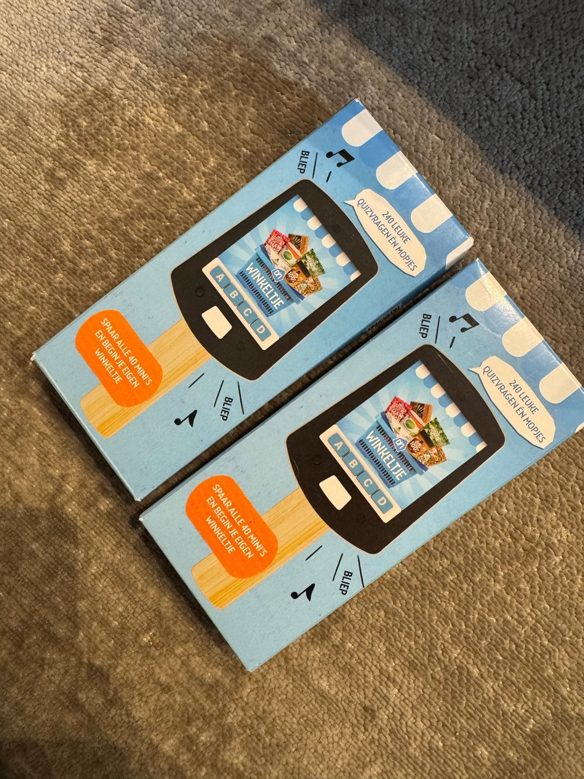 2x Bliiep Winkeltje Quizvragen & Mopjes, Ophalen, Zo goed als nieuw, Overige typen