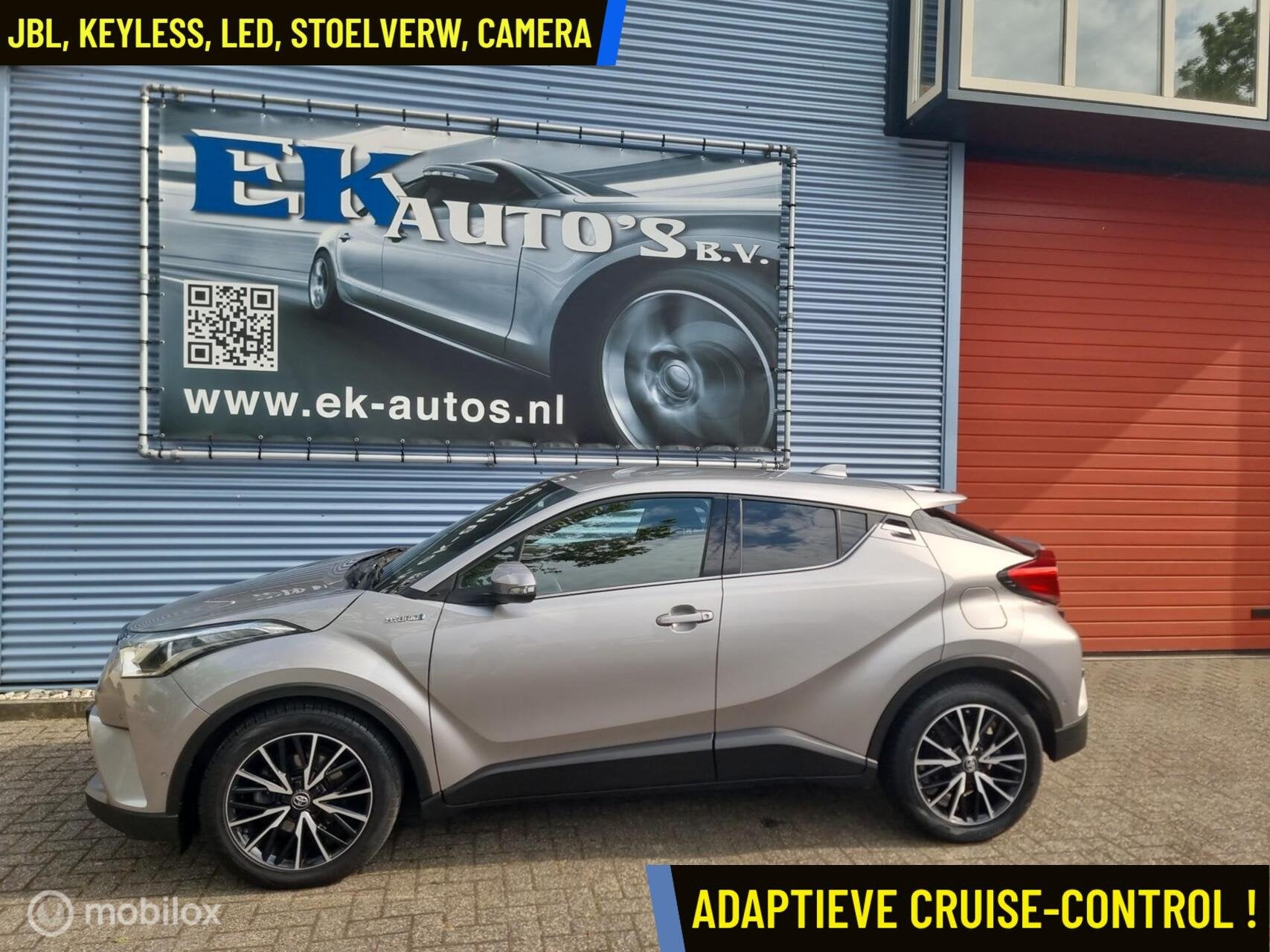 Toyota C-HR 1.8 Hybrid Dynamic. DAB, Keyless, JBL, Camera, 4 cilinders, 122 pk, Origineel Nederlands, 26 km/l