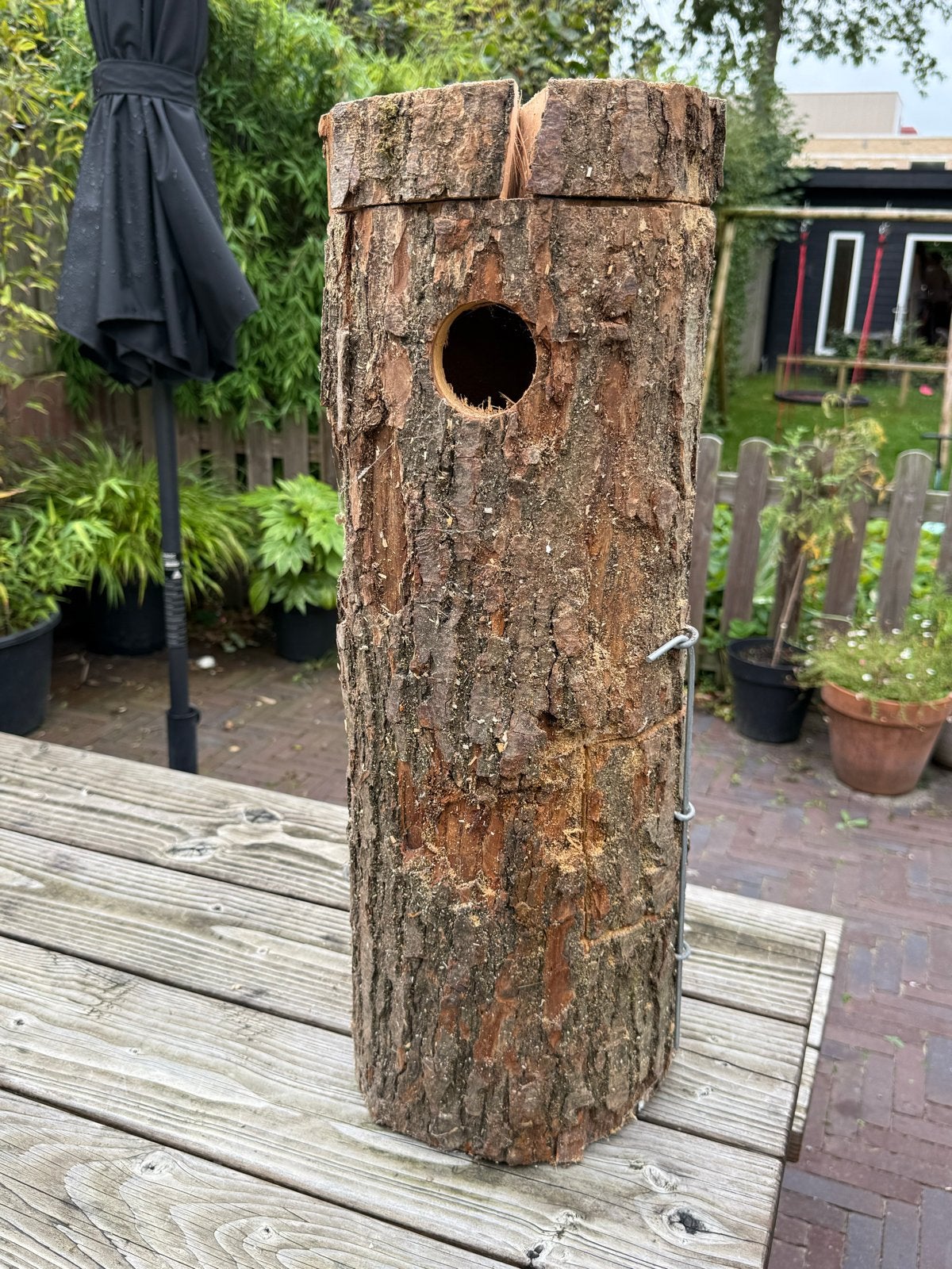 Handgemaakt broedblok van boomstam, Dieren en Toebehoren, Ophalen of Verzenden, Nieuw