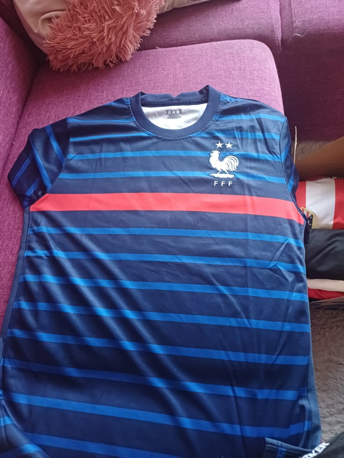 Frankrijk voetbalshirt - Mbappé #10 - Maat M, Kleding | Heren, Geen merk, Ophalen of Verzenden, Zo goed als nieuw, Voetbal