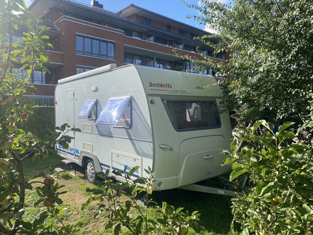 Caravan, Dethleffs 420, BJ 2000, Caravans en Kamperen, Treinzit, Particulier, Kachel, Tot en met 4