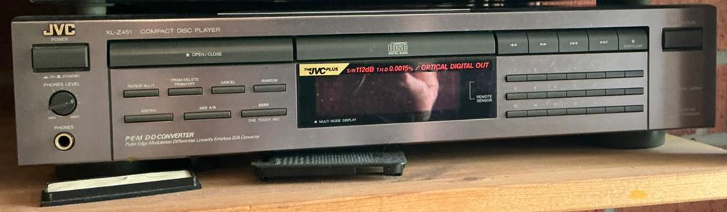 JVC XL-Z451 CD speler, Ophalen, JVC