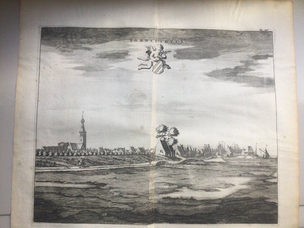 Goeree-Overflakkee, Sommelsdijk, Smallegange, 1696., Stadsgezicht, Origineel, 1600 - 1699, 37 cm