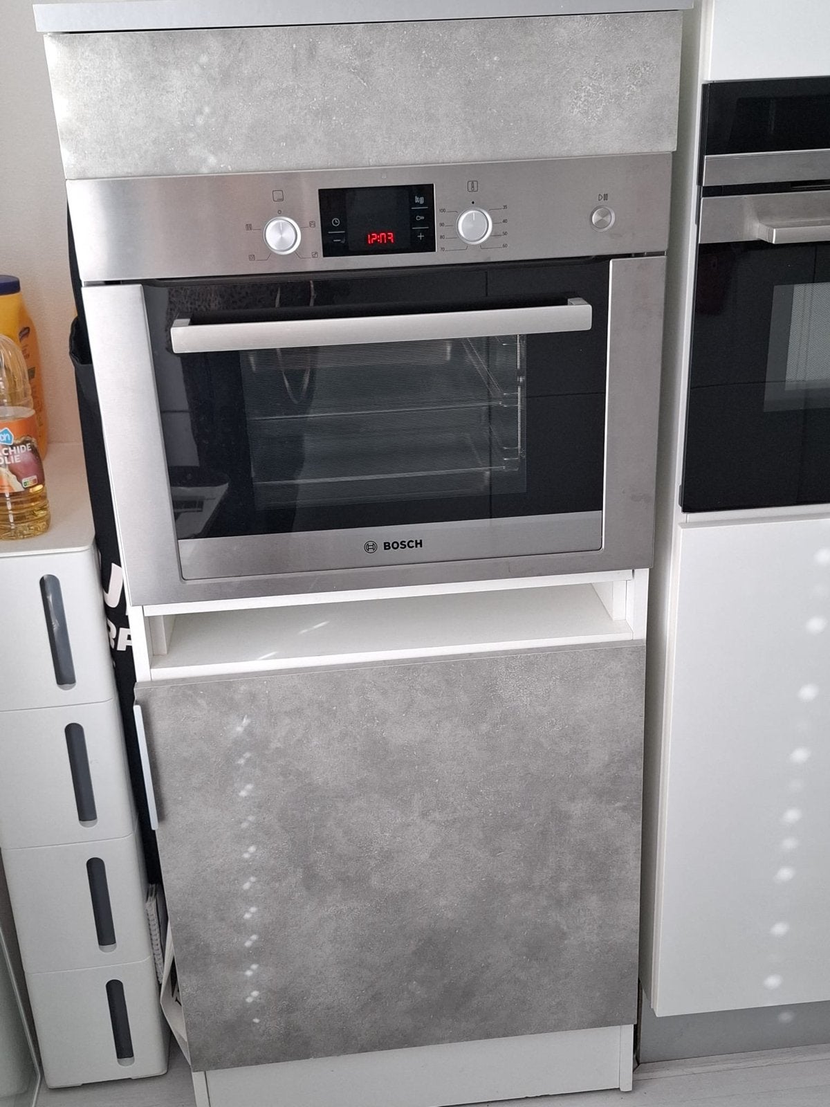 Bosch Stoomoven met kast, Ophalen, 45 tot 50 cm, Bosch, Inbouw