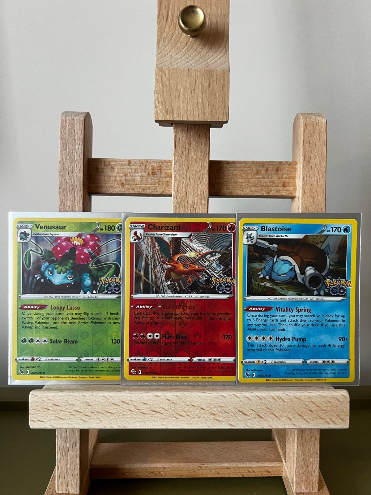 Pokémon GO TCG: Venusaur, Charizard, Blastoise (Promo), Hobby en Vrije tijd, Verzamelkaartspellen | Pokémon, Ophalen of Verzenden