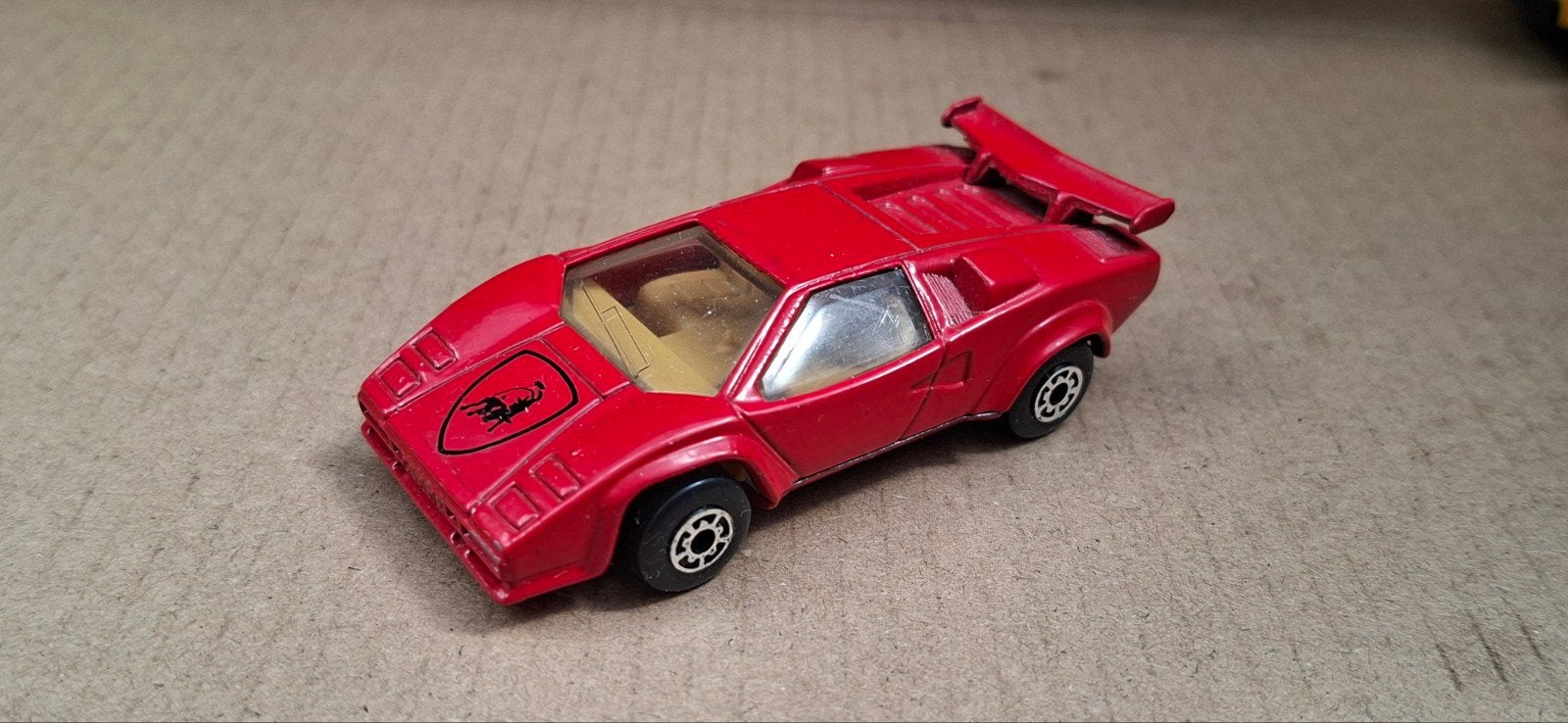 Vintage Matchbox Lamborghini Countach Speelgoedauto, Ophalen of Verzenden, Gebruikt