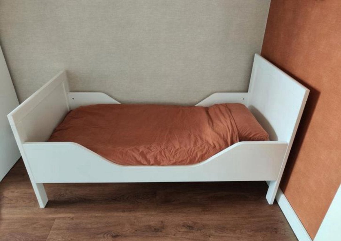 Peuter bed, Kinderen en Baby's, Kinderkamer | Bedden, Ophalen, 140 tot 160 cm, 70 tot 85 cm, Matras