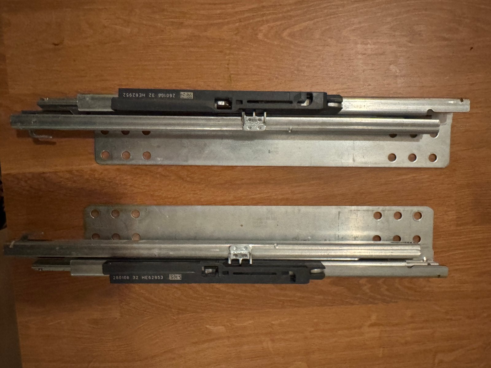 IKEA Method Uitschuifrails voor 45 cm diepe lades, IKEA, Zilver, Ophalen of Verzenden, Metaal
