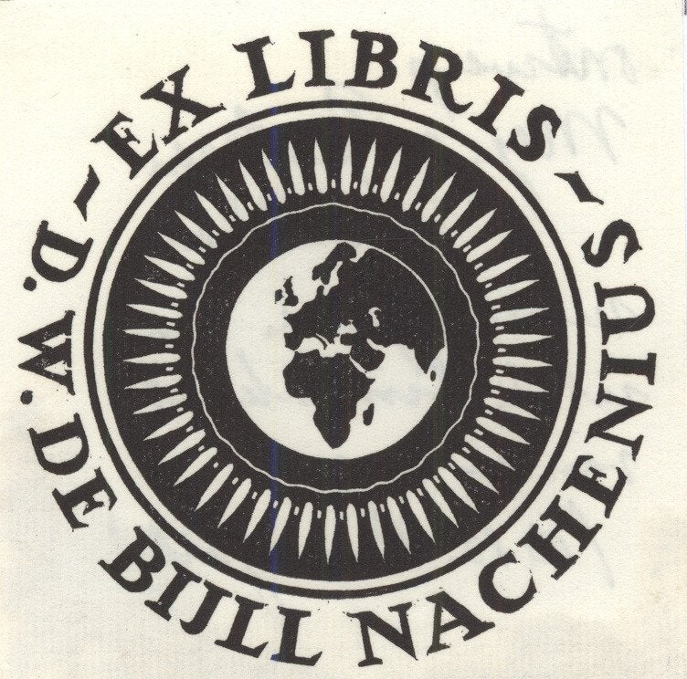 0414 Ex Libris Nederland : Mia Pot-van Regteren Altena, 1943, Verzenden, Ex libris
