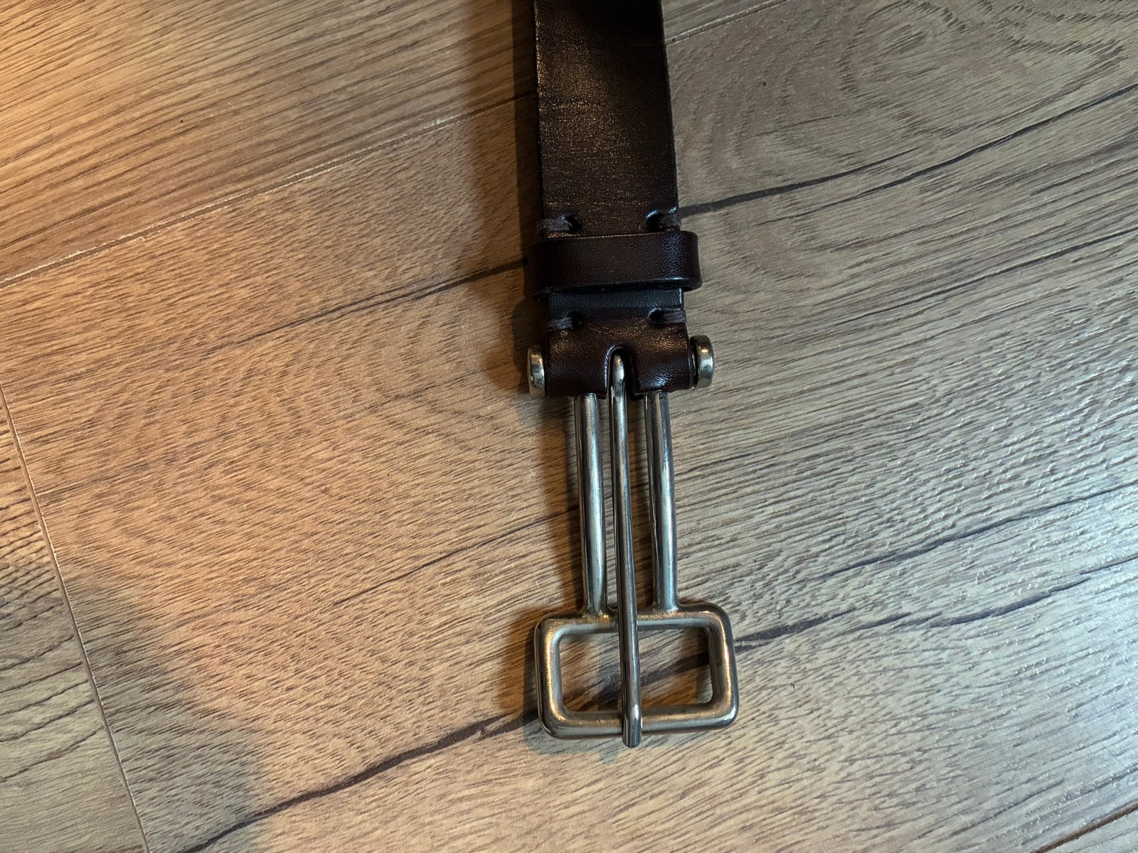 Erny van Reumersdal Leren Riem - Made in England, Echt leder, Heupriem, Ophalen of Verzenden, Gedragen