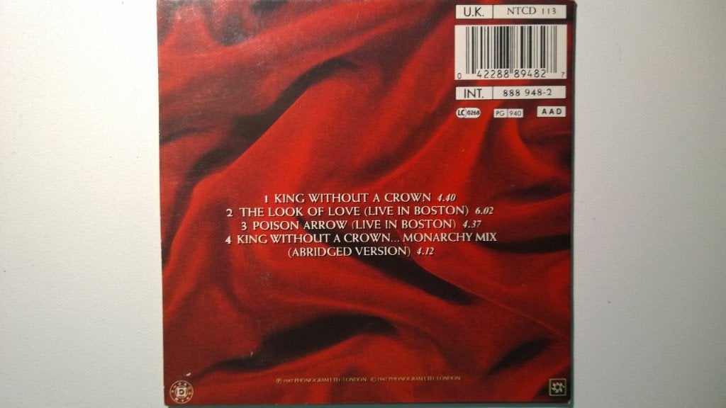 ABC - King Without A Crown, Maxi-single, Ophalen of Verzenden, Zo goed als nieuw, 1 single