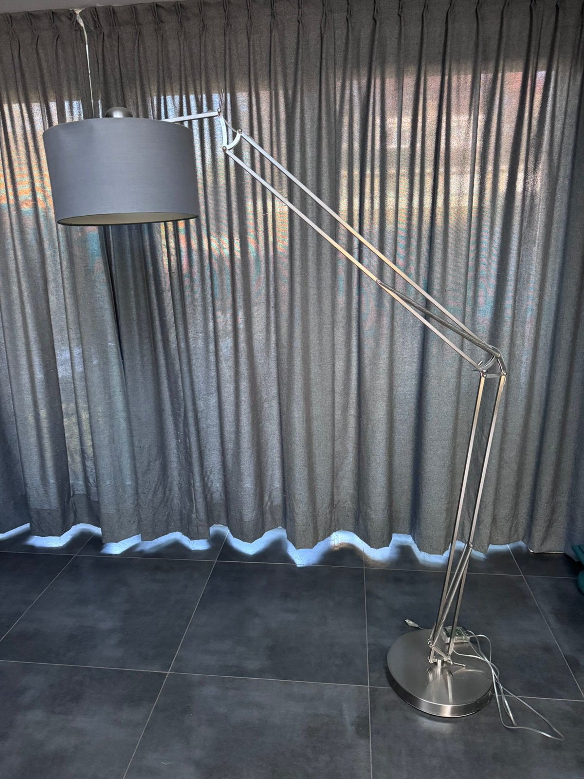 Kamerlamp, Ophalen, 200 cm of meer, E27 (groot), Zo goed als nieuw