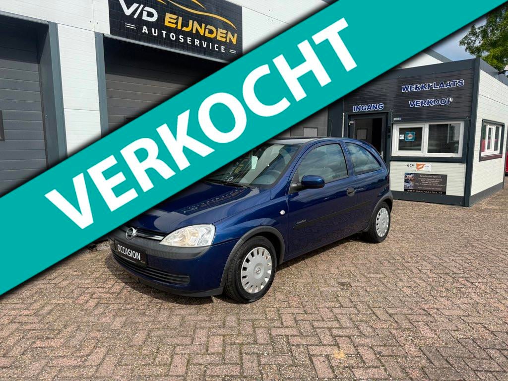 Opel Corsa 1.2-16V Comfort zeer netjes , 2de eigenaar, Auto's, Voorwielaandrijving, Gebruikt, Blauw, Origineel Nederlands