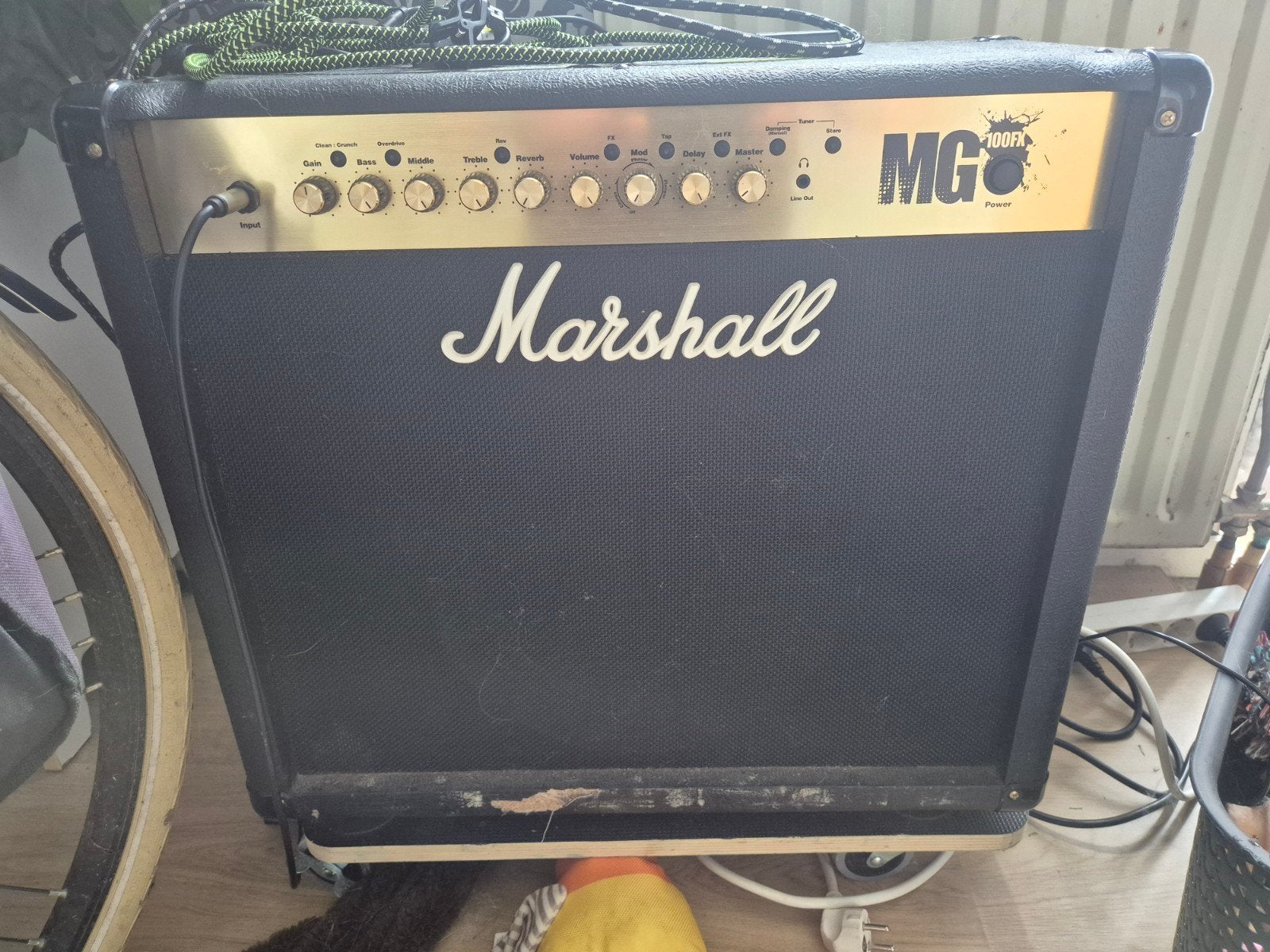 Marshall MG100FX Gitaarversterker - 100 Watt, Muziek en Instrumenten, Versterkers | Bas en Gitaar, Ophalen of Verzenden, Gebruikt