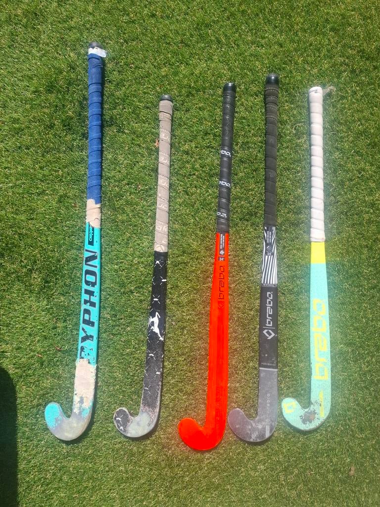 Diverse hockey sticks - Brabo, Typhon, Ophalen