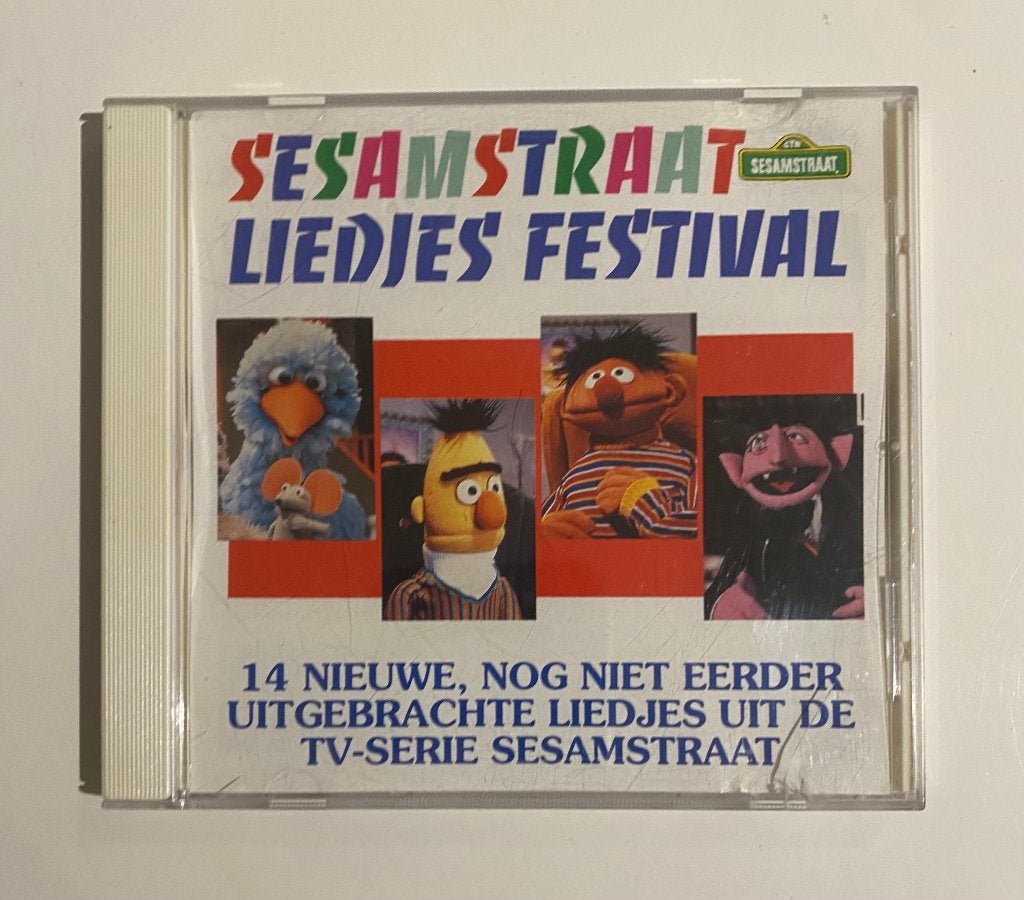 CD: Sesamstraat - Liedjes Festival 1995 Nederland - VG+/VG+, Cd's en Dvd's, Gebruikt, Tot 2 jaar, Ophalen of Verzenden, Muziek