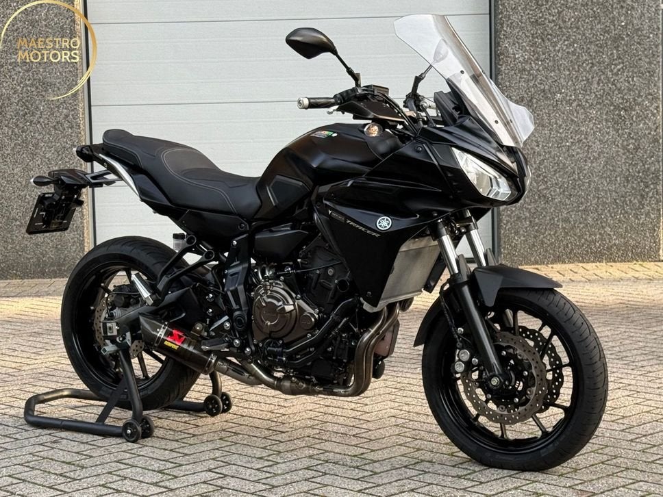 YAMAHA MT07 Tracer Techblack ABS Akrapovic Racing Line DIK !, Motoren, 2 cilinders, Bedrijf, Onbekend, Meer dan 35 kW