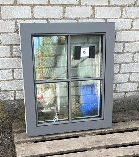 (6) Nieuw aluminium raamkozijn draai kiep incl glas, Ophalen, Minder dan 75 cm, Raamkozijn, Inclusief glas