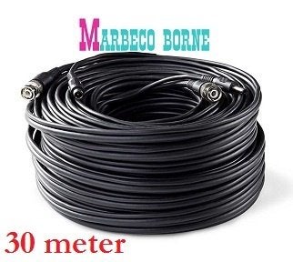 Verlengkabel camera bewaking 30 meter voor camera systeem, 10 meter of meer, Nedis, Nieuw, Info@marbeco.nl