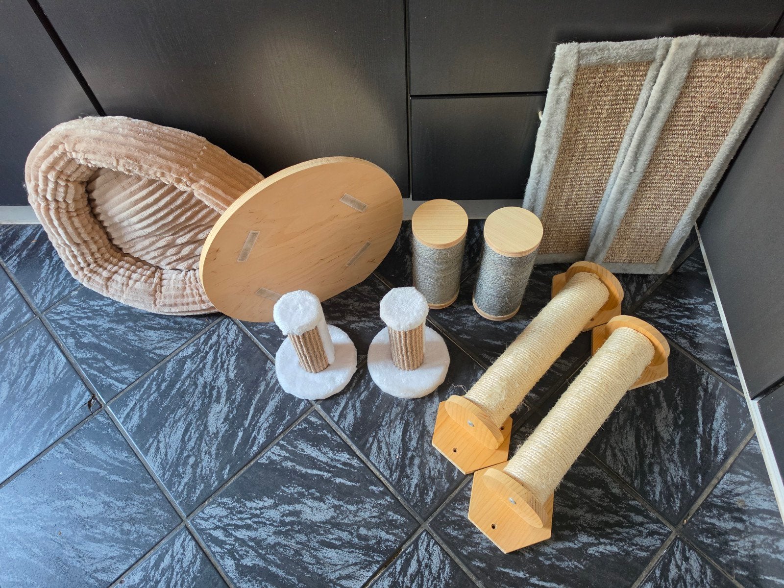 krab muur meubels voor katten, Dieren en Toebehoren, Ophalen, Gebruikt, Krabmeubel-onderdelen