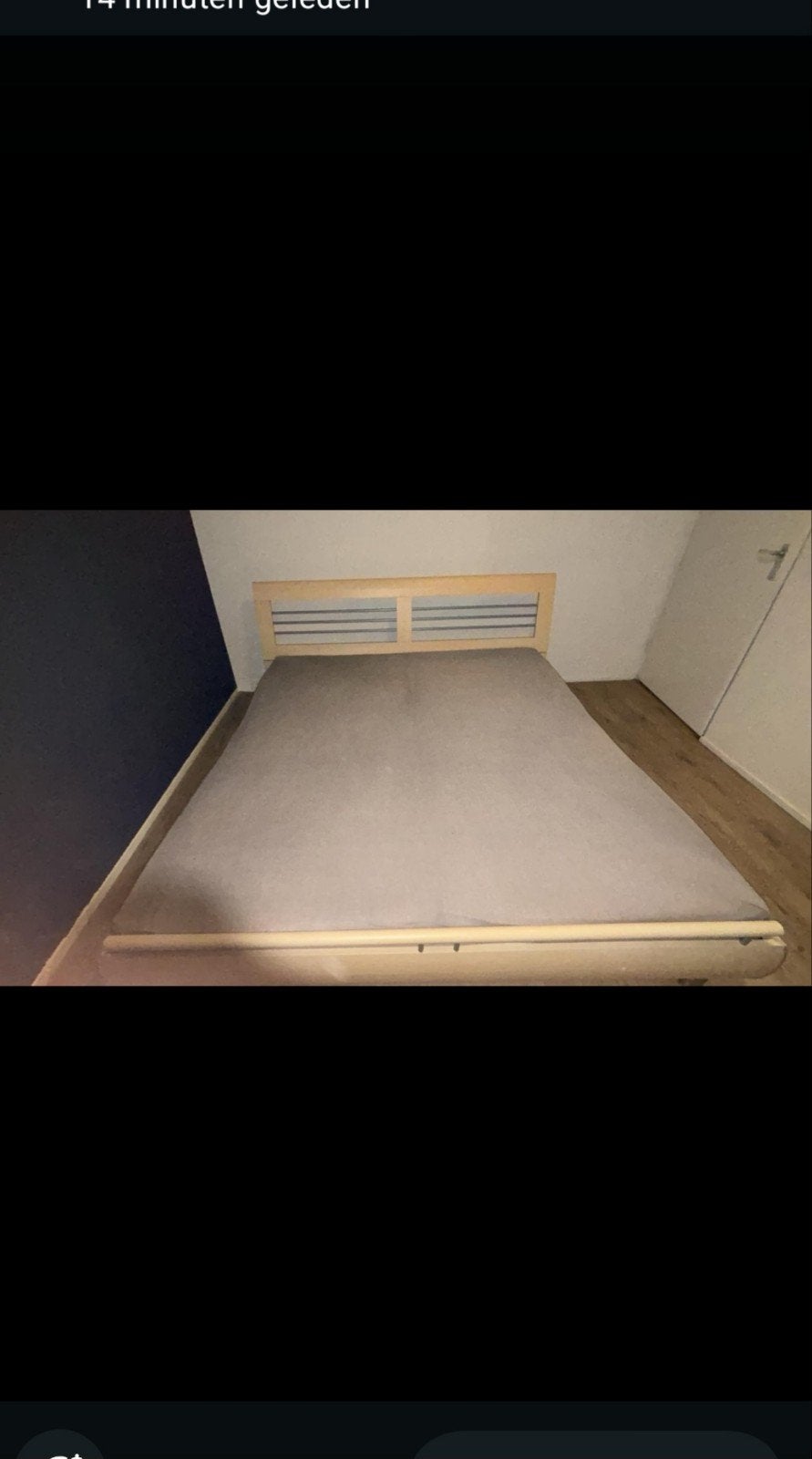 Wegens verhuizing  2pers bed incl 2 matrassen 90x90, Huizen en Kamers, Kamers te huur