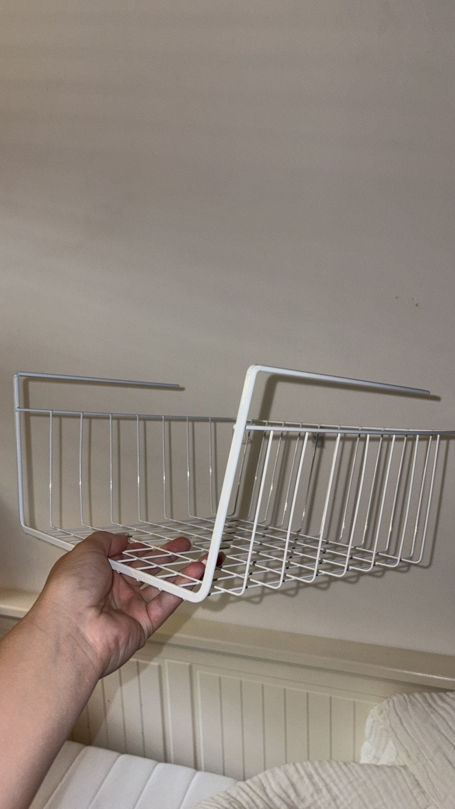 Handige multipurpose opbergmand, Mand, Zo goed als nieuw, Metaal, Rechthoekig
