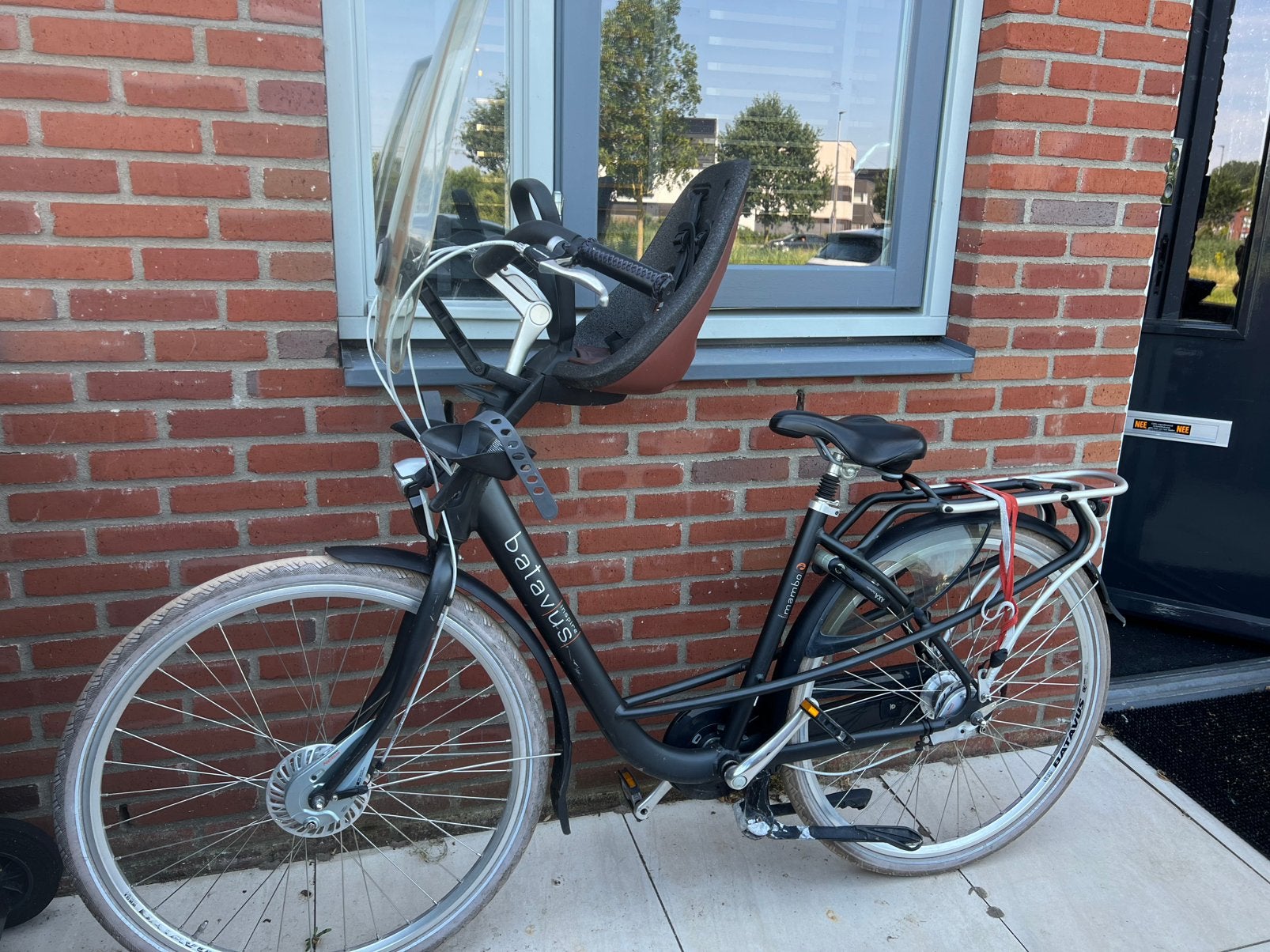 Batavus inspire mama fiets, Ophalen, Zo goed als nieuw, Batavus, Windscherm