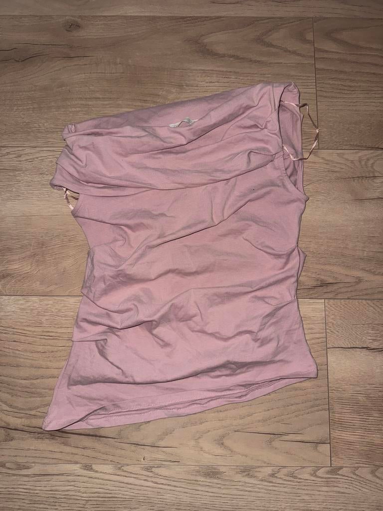 Zara gedrapeerde top maat L, Kleding | Dames, Tops, Maat 42/44 (L), Ophalen of Verzenden, Zo goed als nieuw, Roze