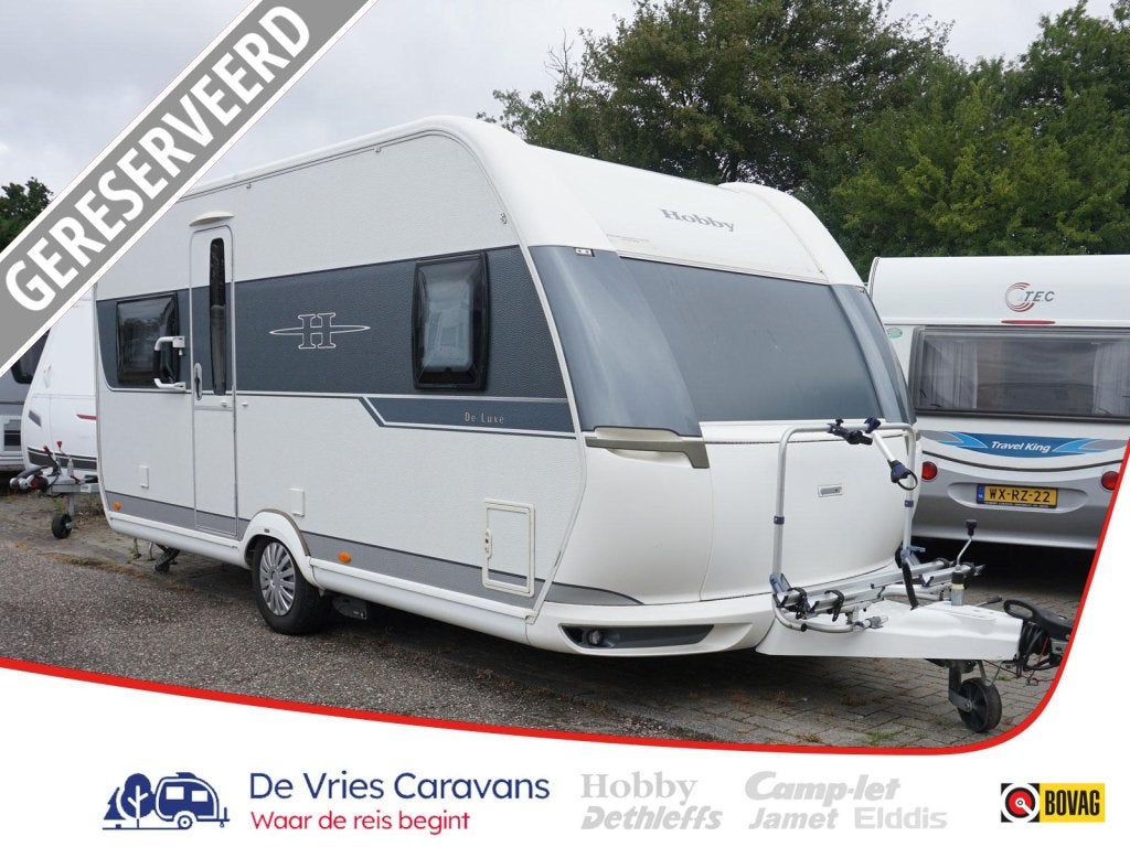 Hobby Luxe 460 UFE voortent,luifel,mover, Caravans en Kamperen, Caravans, Schokbreker, Rondzit, Hobby, Bedrijf