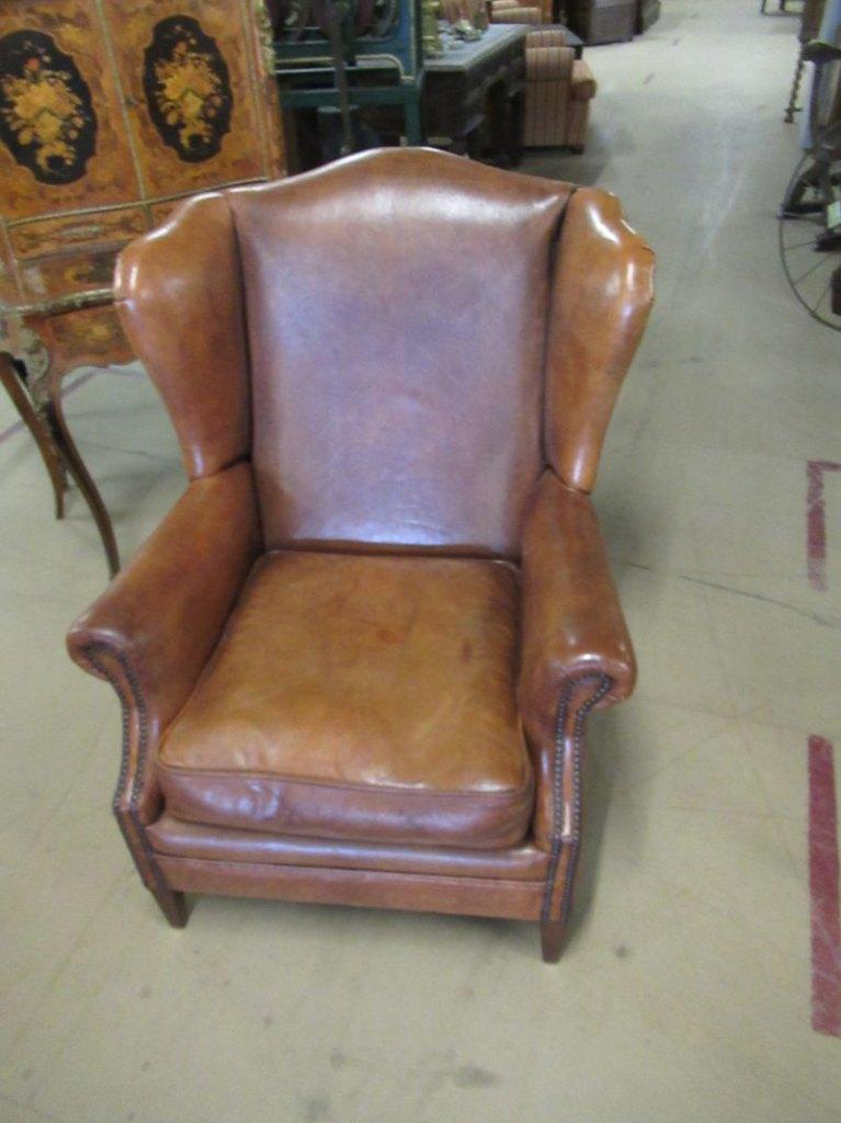 Oer 11806 vintage schapenleren fauteuil, Huis en Inrichting, Fauteuils, Ophalen, Gebruikt, 75 tot 100 cm, Leer