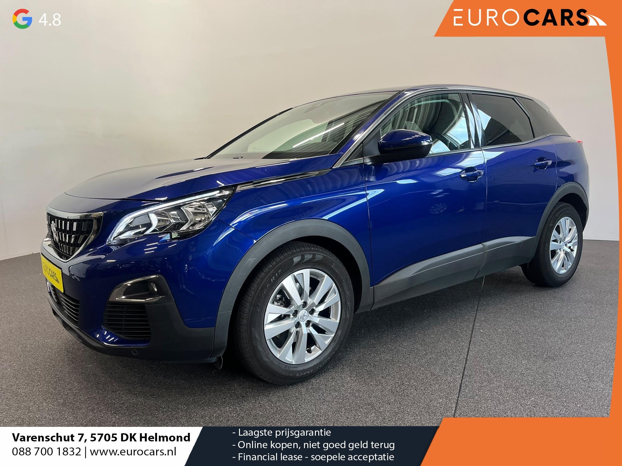 Peugeot 3008 1.2 PureTech Active Business Navigatie Apple Ca, Auto's, Stof, Gebruikt, Euro 6, 1199 cc