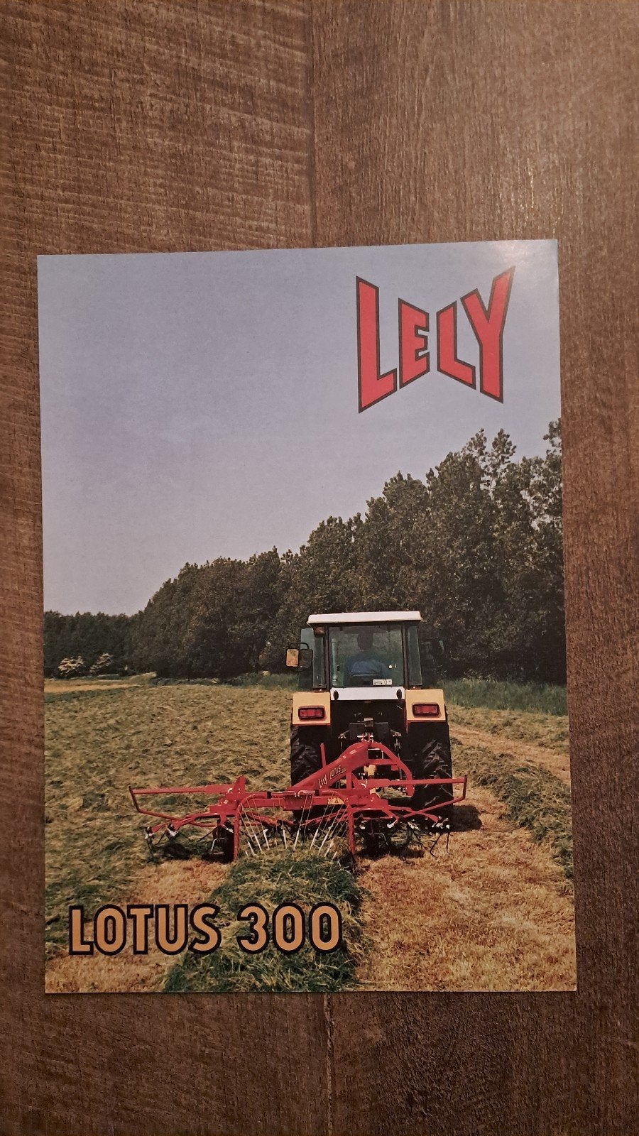 Folder LELY LOTUS cirkelharkschudder  LOTUS  300, Boeken, Ophalen of Verzenden, Zo goed als nieuw, Folder