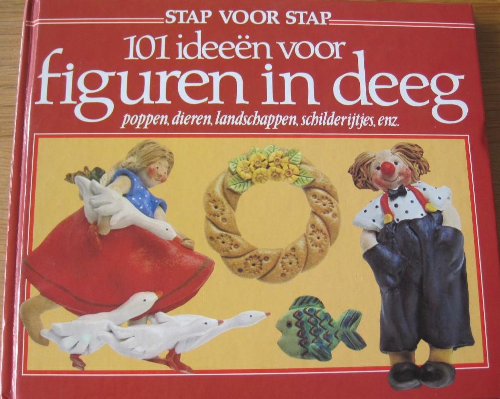 101 ideeën voor figuren in deeg - poppen en dieren, Ophalen of Verzenden, Zo goed als nieuw, Kleien en Boetseren