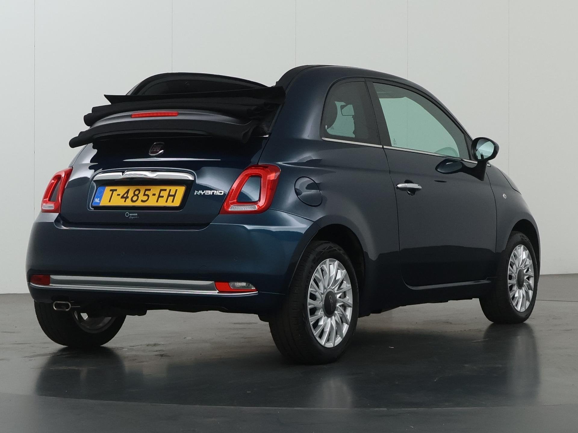 Fiat 500 C 1.0 Hybrid Dolcevita | Navigatie | DAB | Cruise C, Auto's, Fiat, Stof, Automatische klimaatregeling, Cabriolet, Origineel Nederlands