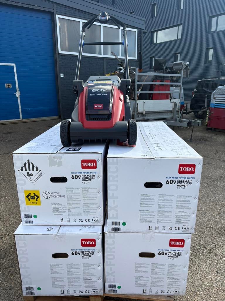 Nieuwe Toro EL 43PST accu duwmaaier laatste !!!!!!!!, Tuin en Terras, Ophalen, Accu-grasmaaier, Toro, Nieuw