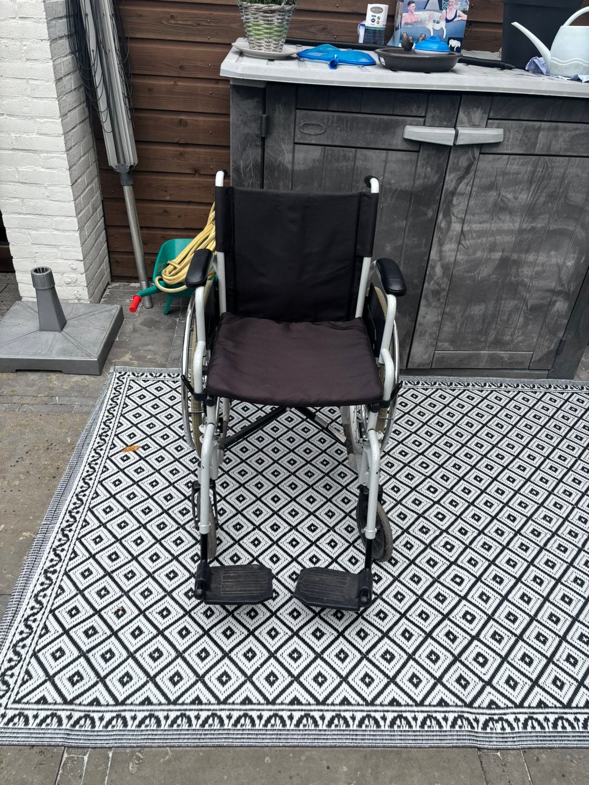 Rolstoel, Diversen, Rolstoelen, Ophalen, Inklapbaar, Gebruikt, Duwrolstoel