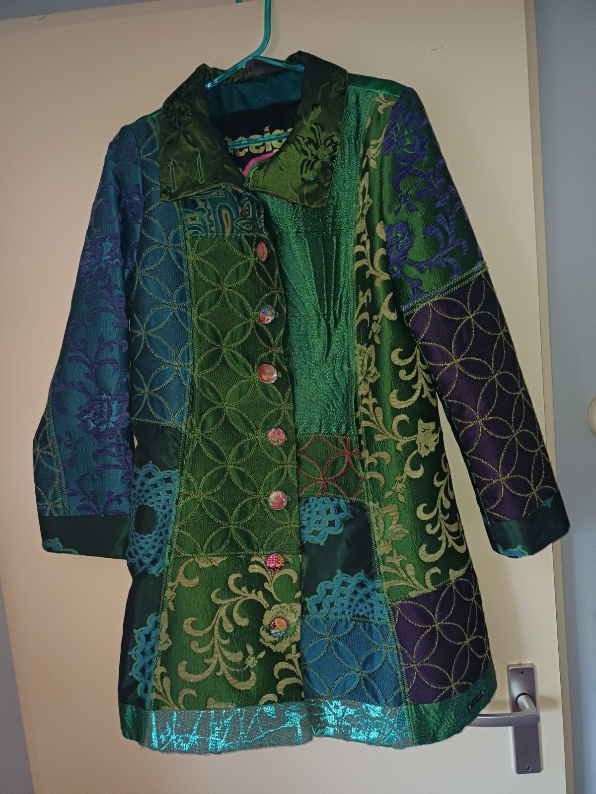 Prachtige Desigual jas Nieuw, Ophalen of Verzenden, Nieuw, Maat 42/44 (L), Blauw
