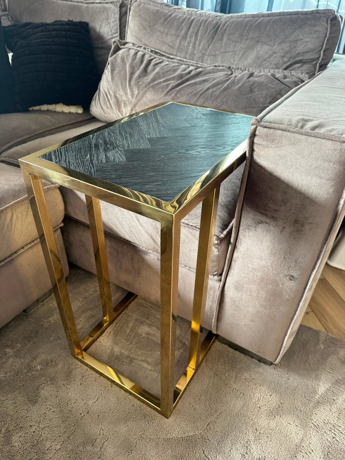 Richmond bijzettafel, Huis en Inrichting, Tafels | Bijzettafels, Ophalen, Minder dan 55 cm, Gebruikt, Metaal of Aluminium