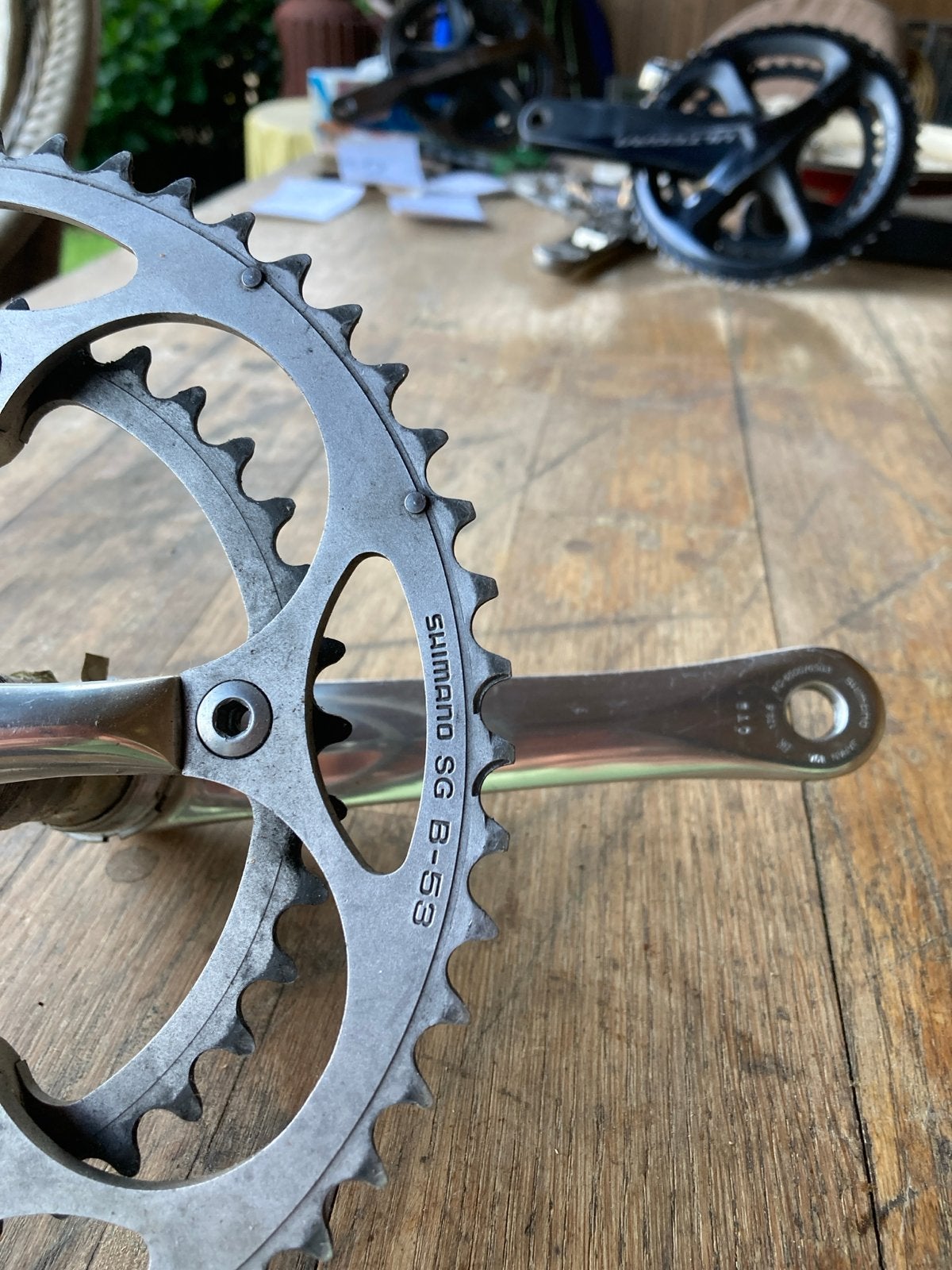 Shimano Ultegra FC-6500 Crankstel 172.5mm 53/39T, Fietsen en Brommers, Fietsonderdelen, Crankstel of Pedalen, Gebruikt, Verzenden