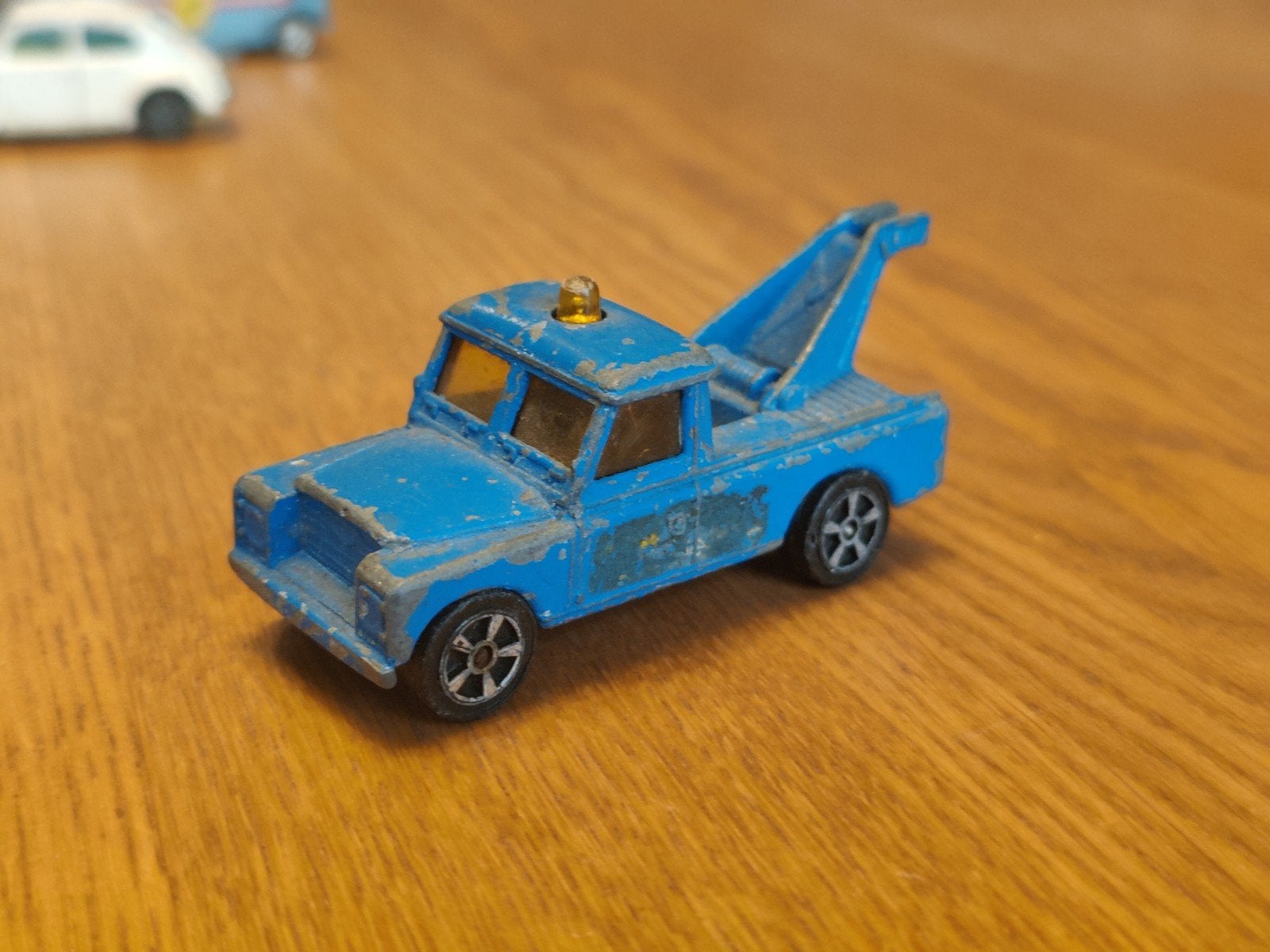 Corgi Juniors Land Rover Takelwagen BLAUW, Ophalen of Verzenden