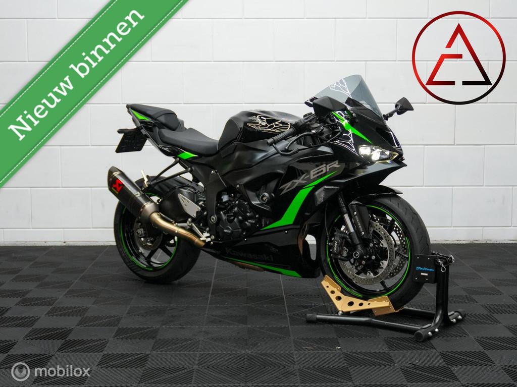 Kawasaki Ninja ZX-6R Full Akrapovic Exhaust, Motoren, Motoren | Kawasaki, 636 cc, Kawasaki, Bedrijf, Meer dan 35 kW