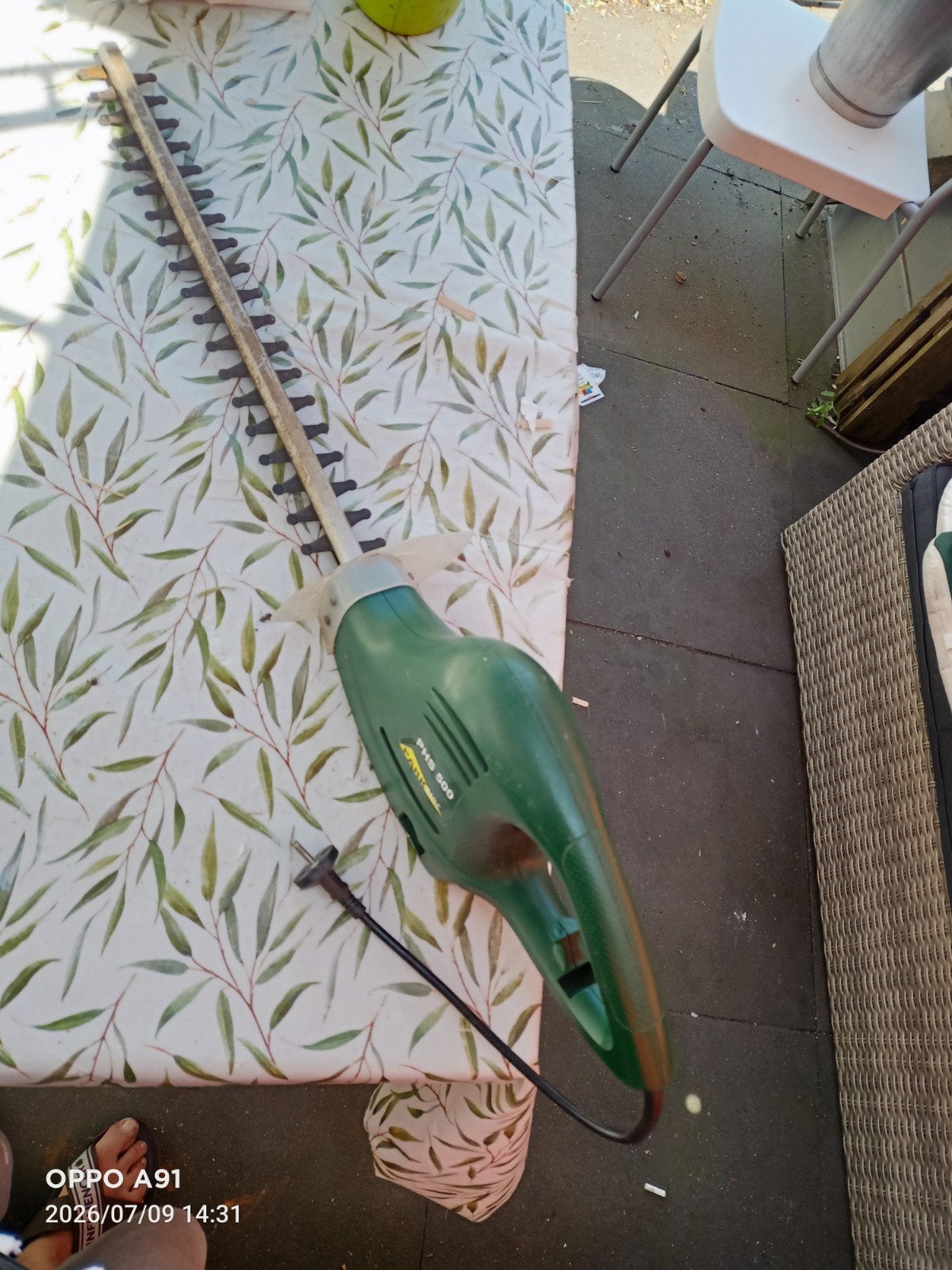 Parkside PHS 500 elektrische heggenschaar, Ophalen of Verzenden